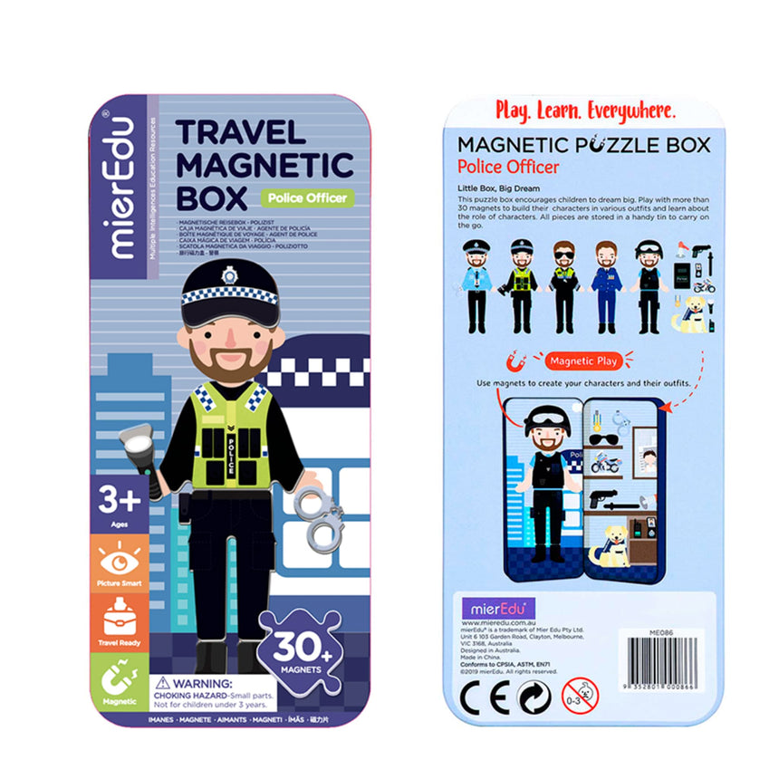 Boite Magnétique de Voyage Officier de Police-Mieredu-MEU-585ME086CA-CLÉMENT