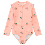 Maillot UV Manches Longues Fleurs 12-24mois-Miles-Pêche-12-18 m-MIL-26SMM14M08PB-CLÉMENT