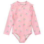 Maillot UV Manches Longues Cerises 3-6ans-Miles-Rose-2-MIL-26SMM14M08RK-CLÉMENT