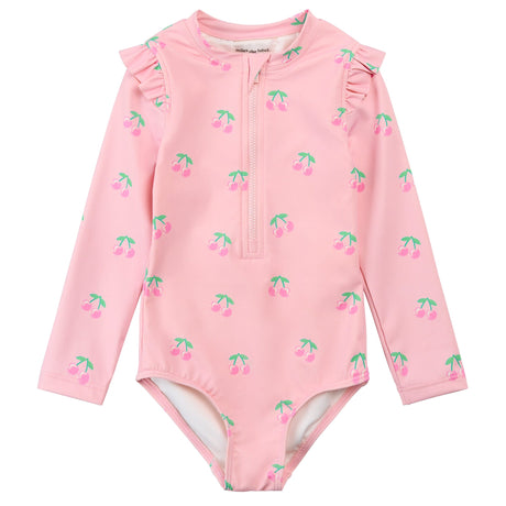 Maillot UV Manches Longues Cerises 3-6ans-Miles-Rose-2-MIL-26SMM14M08RK-CLÉMENT
