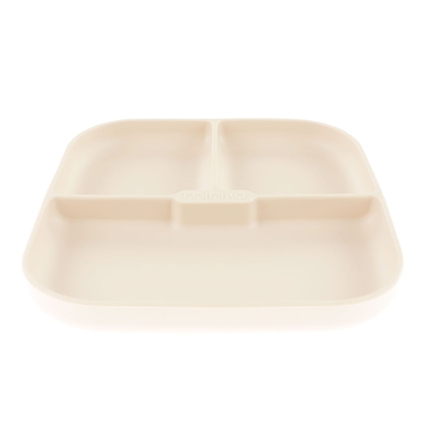 Assiette Antidérapante en Silicone-Minika-Ivoire-0-5 ans-MKA-ASSIETTE-CLÉMENT