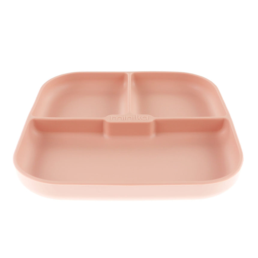 Assiette Antidérapante en Silicone-Minika-Rose-0-5 ans-MKA-ASSIETTE-CLÉMENT