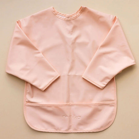 Bavoir Manches Longues 6-24mois-Minika-Rose-6-24 m-MKA-BAVOIRML-CLÉMENT