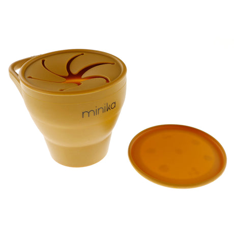 Bol à Collation en Silicone-Minika-Ocre-0-5 ans-MKA-BOLCOLLATION-CLÉMENT