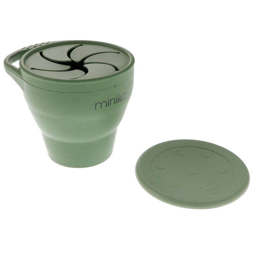 Bol à Collation en Silicone-Minika-Vert-0-5 ans-MKA-BOLCOLLATION-CLÉMENT