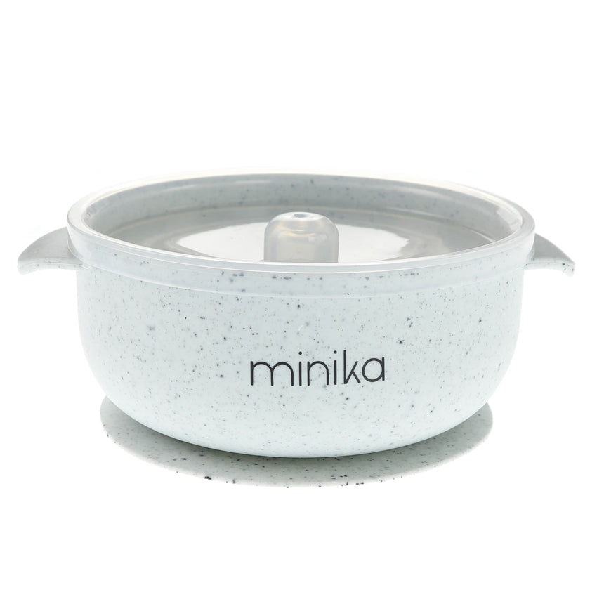 Bol en Silicone avec Couvercle-Minika-Gris-0-5 ans-MKA-BOLCOUVERCLE-CLÉMENT