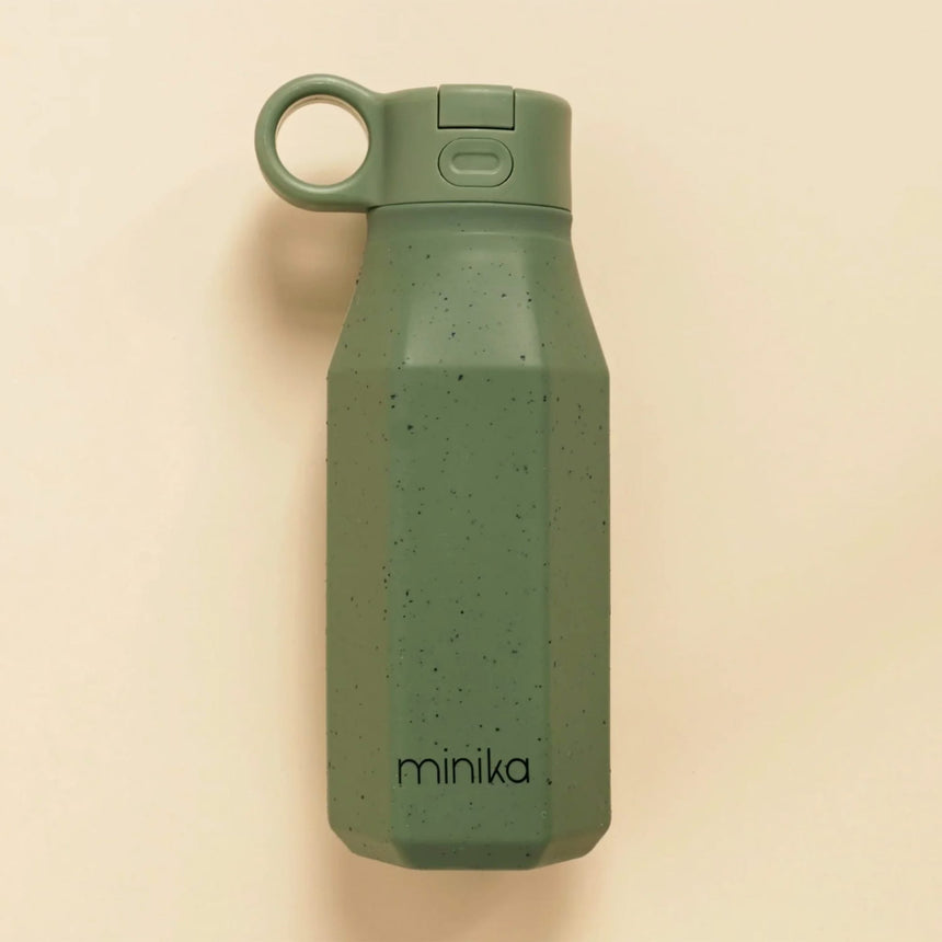 Bouteille en Silicone avec Paille-Minika-Vert-Taille Unique-MKA-BOUTEILLE-CLÉMENT