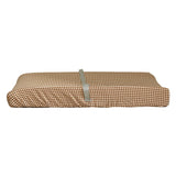 Housse Matelas à Langer- Vichy Brun-Minika-Brun-Taille Unique-MKA-PADCOVER-CLÉMENT