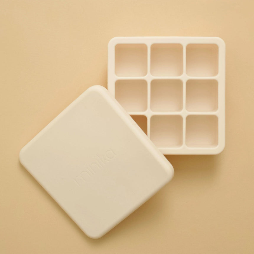 Plateau de Congélation en Silicone-Minika-Ivoire-Taille Unique-MKA-PLATEAUCONGE-CLÉMENT