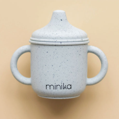Verre à Bec en Silicone-Minika-Gris-0-5 ans-MKA-VERREBEC-CLÉMENT