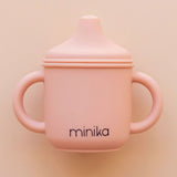 Verre à Bec en Silicone-Minika-Rose-0-5 ans-MKA-VERREBEC-CLÉMENT