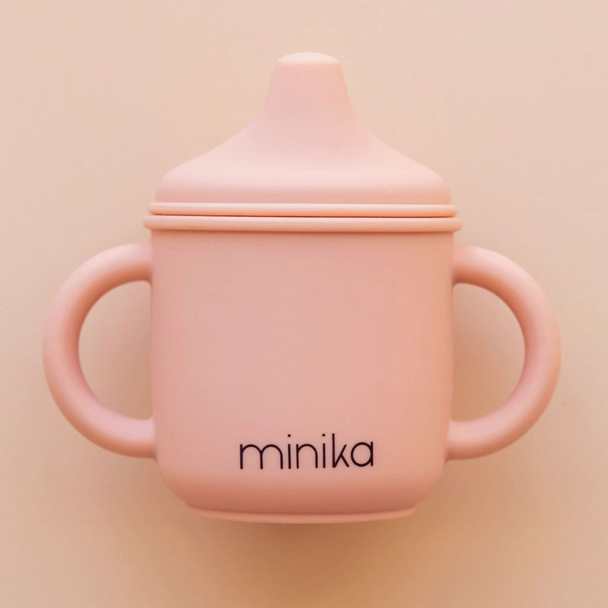 Verre à Bec en Silicone-Minika-Rose-0-5 ans-MKA-VERREBEC-CLÉMENT