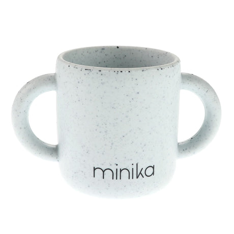 Tasse d'Apprentissage en Silicone avec Poignées-Minika-Gris-0-5 ans-MKA-VERREPOIGNEE-CLÉMENT