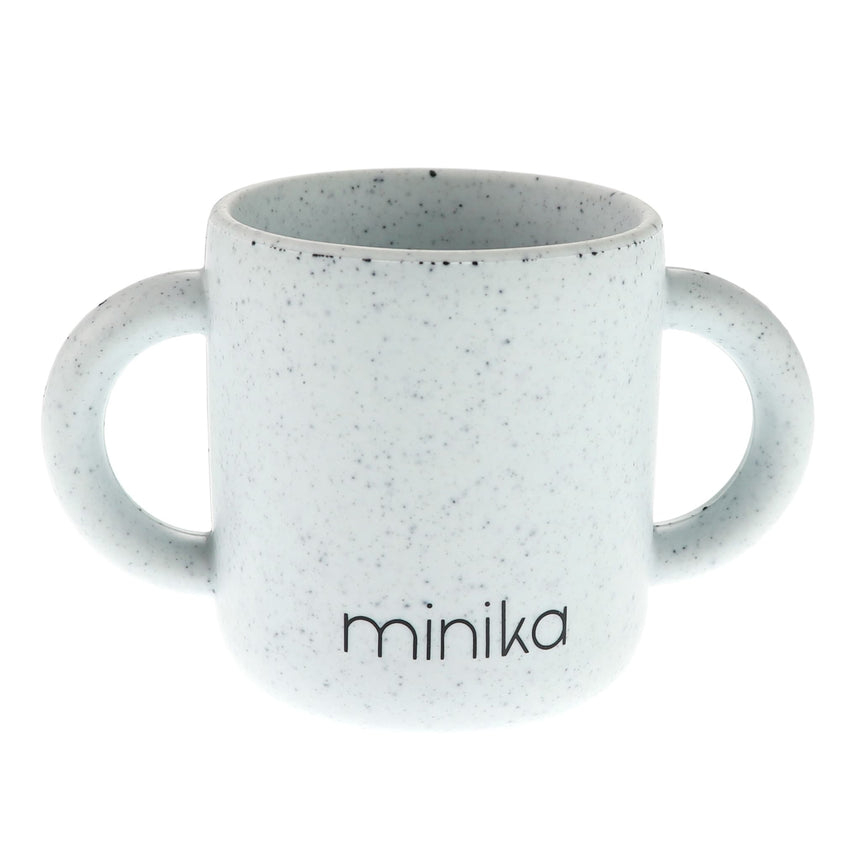 Tasse d'Apprentissage en Silicone avec Poignées-Minika-Gris-0-5 ans-MKA-VERREPOIGNEE-CLÉMENT