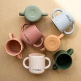 Tasse d'Apprentissage en Silicone avec Poignées-Minika-MKA-VERREPOIGNEE-CLÉMENT