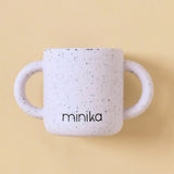 Tasse d'Apprentissage en Silicone avec Poignées-Minika-Mauve-0-5 ans-MKA-VERREPOIGNEE-CLÉMENT