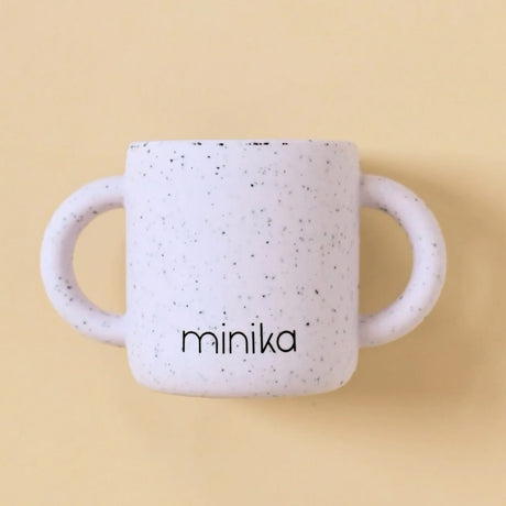 Tasse d'Apprentissage en Silicone avec Poignées-Minika-Mauve-0-5 ans-MKA-VERREPOIGNEE-CLÉMENT