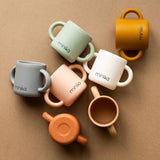Tasse d'Apprentissage en Silicone avec Poignées-Minika-MKA-VERREPOIGNEE-CLÉMENT