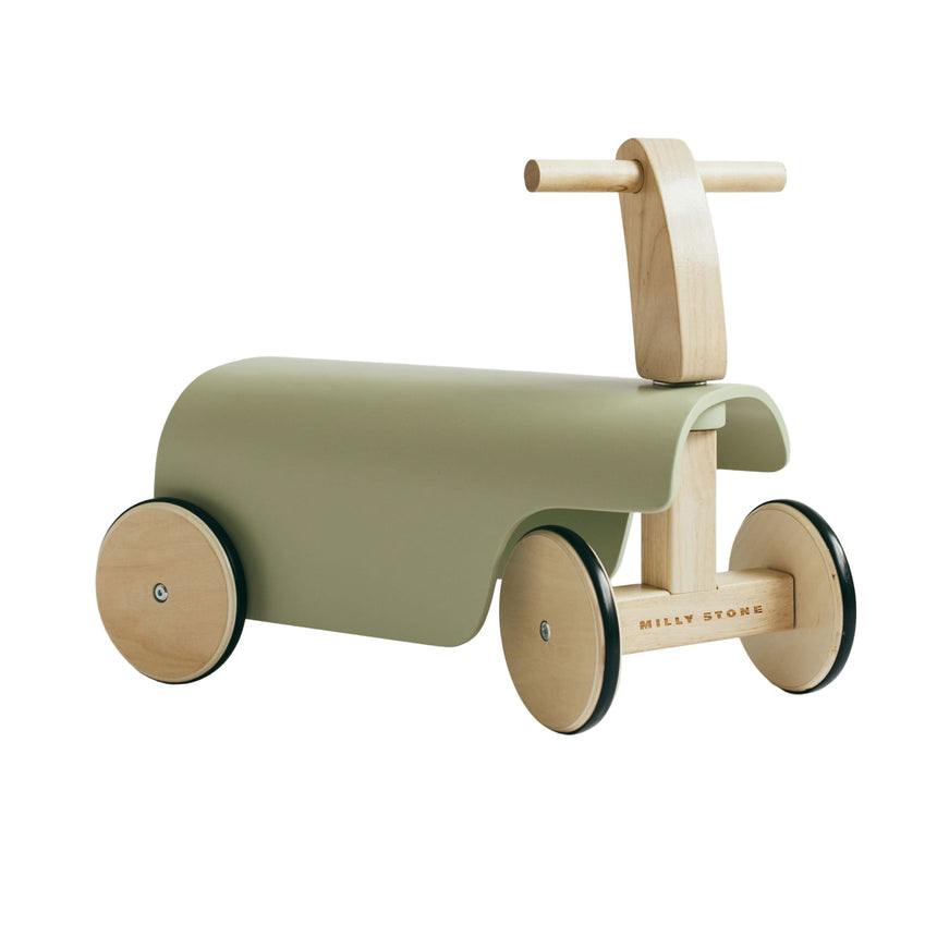 Voiture d’équilibre à enfourcher – Vert sauge-Milly Stone-MLS-BC003-CLÉMENT