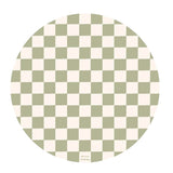 Tapis Catch All - Damier Sauge-Milly Stone-MLS-CAM019-CLÉMENT