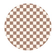 Tapis Catch All pour les repas et les jeux – Damier caramel-Milly Stone-MLS-CAM024-CLÉMENT