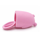 Tirelire en silicone – Ours – Lait à la fraise-Milly Stone-MLS-SILBANK002-CLÉMENT