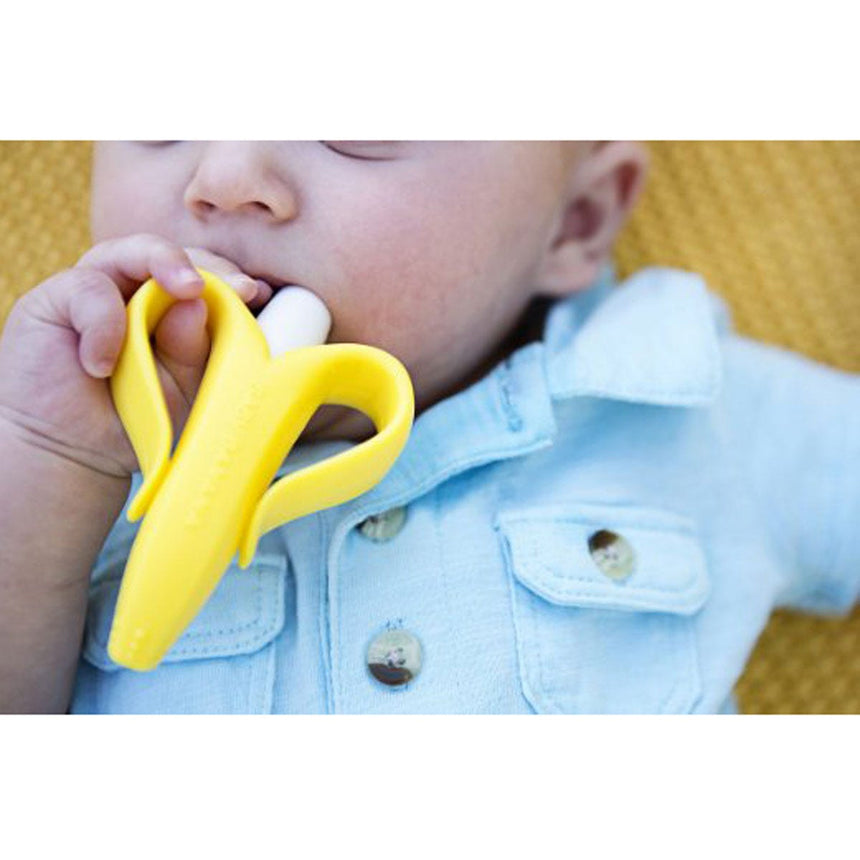 Jouet de Dentition / Brosse à Dents - Banane-Mombella-MMB-00118-CLÉMENT