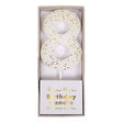 Bougie Numéro 8 Couleur Blanche-Meri Meri-MME-158455-CLÉMENT