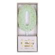 Bougie Numéro 0 Couleur Menthe-Meri Meri-MME-158473-CLÉMENT