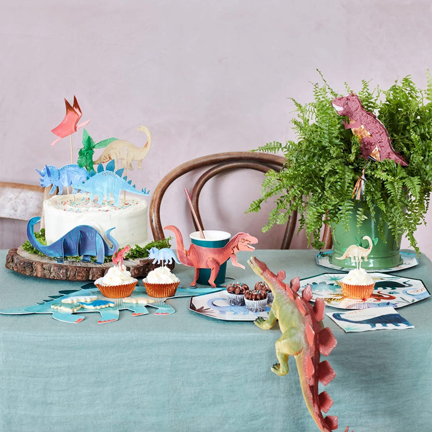 Décorations pour Gâteau (4) - Royaume Des Dinosaures-Meri Meri-MME-202260-CLÉMENT