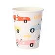 Verres de Carton (8) - Auto Course Retro-Meri Meri-MME-204005-CLÉMENT