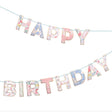 Guirlande Happy Birthday - Jardin Anglais Fleurs-Meri Meri-MME-205579-CLÉMENT