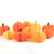 Citrouilles en papier alvéolé (x 10)-Meri Meri-MME-223929-CLÉMENT