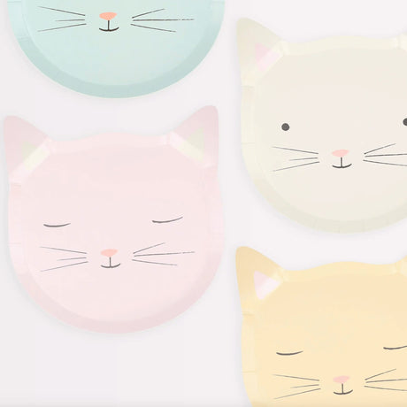 Assiettes de Carton (8) - Chatons Mignons-Meri Meri-MME-267034-CLÉMENT