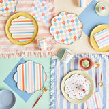 Assiettes à Dessert (8) - Motifs Colorés-Meri Meri-MME-267277-CLÉMENT