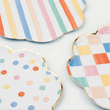 Assiettes à Dessert (8) - Motifs Colorés-Meri Meri-MME-267277-CLÉMENT
