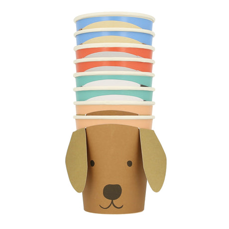 Verres de Carton Chiens (8)-Meri Meri-MME-268618-CLÉMENT