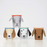 Verres de Carton Chiens (8)-Meri Meri-MME-268618-CLÉMENT