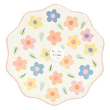 Assiettes de Carton (8) - Fleurs Icônes-Meri Meri-MME-272786-CLÉMENT