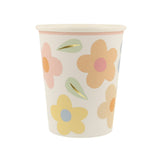 Verres de Carton (8) - Fleurs Icônes-Meri Meri-MME-272804-CLÉMENT