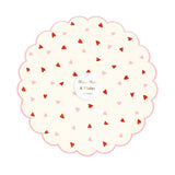 Assiettes à Dessert (8) - Motif Cœurs-Meri Meri-MME-273047-CLÉMENT