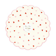 Assiettes à Dessert (8) - Motif Cœurs-Meri Meri-MME-273047-CLÉMENT