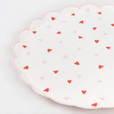 Assiettes à Dessert (8) - Motif Cœurs-Meri Meri-MME-273047-CLÉMENT