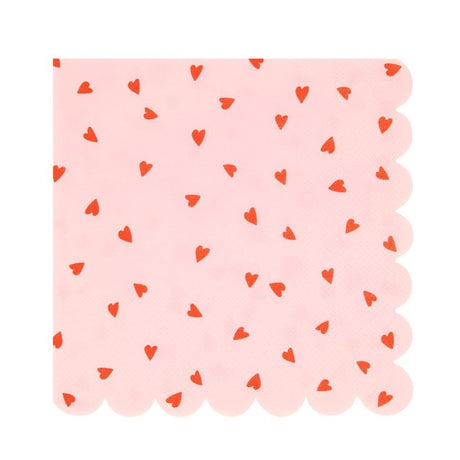 Serviettes en Papier (16) - Coeurs-Meri Meri-MME-273065-CLÉMENT