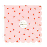 Serviettes en Papier (16) - Coeurs-Meri Meri-MME-273065-CLÉMENT