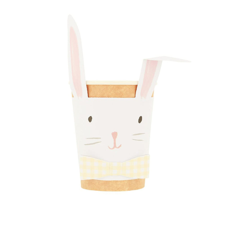 Verres en Carton (8) - Lapins-Meri Meri-MME-273740-CLÉMENT