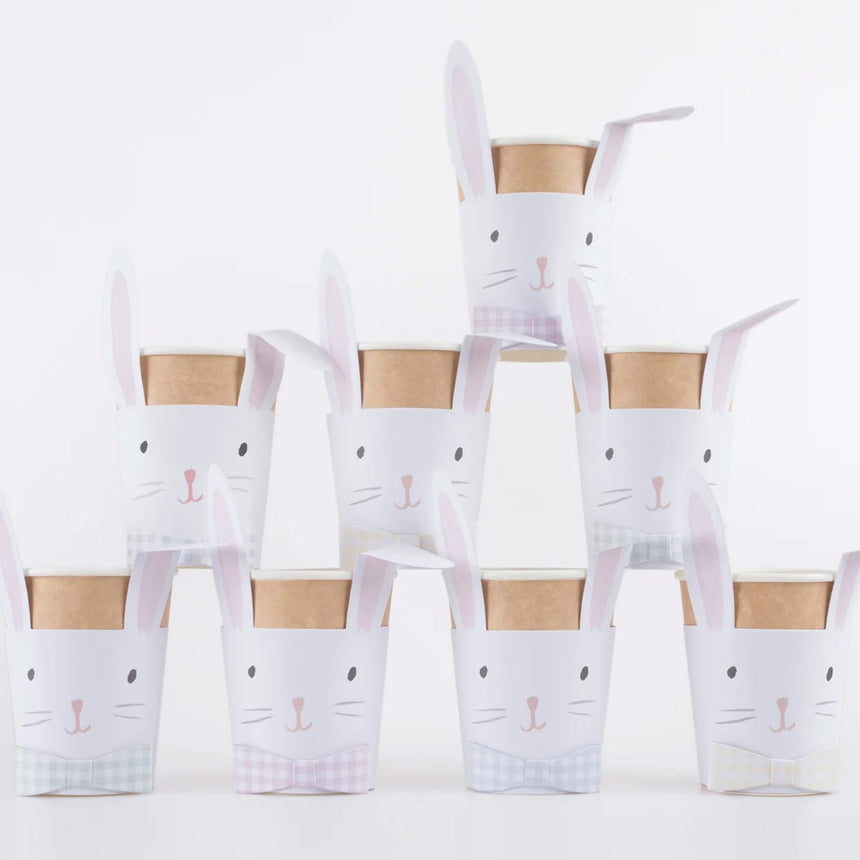 Verres en Carton (8) - Lapins-Meri Meri-MME-273740-CLÉMENT