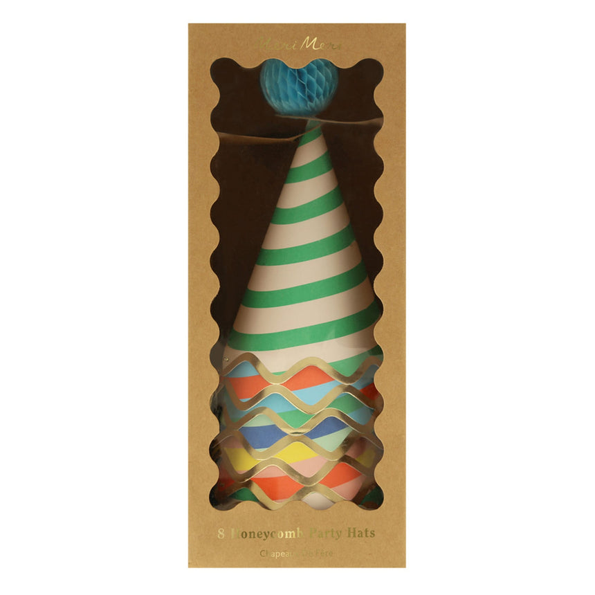 Chapeaux de Fête À Rayures (8) - Icônes Rétro-Meri Meri-MME-273830-CLÉMENT