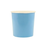 Verres en Carton (8) - Bleu Icônes-Meri Meri-MME-274595-CLÉMENT