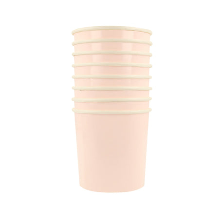 Verres en Carton (8) - Rose Icônes-Meri Meri-MME-274613-CLÉMENT